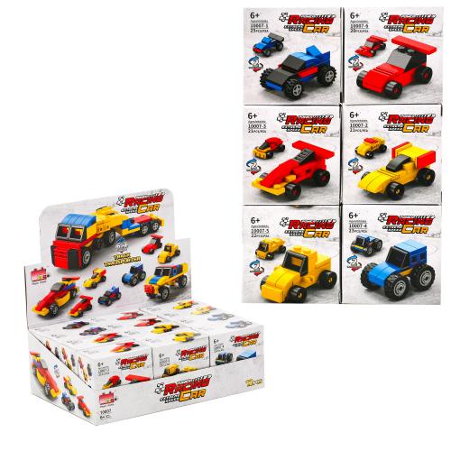 Конструктор транспорт, дит від 20 до 25 шт, 3в1, 10007