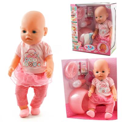 Пупс + бутылочка, горшок, соска-магнит, 8006-457