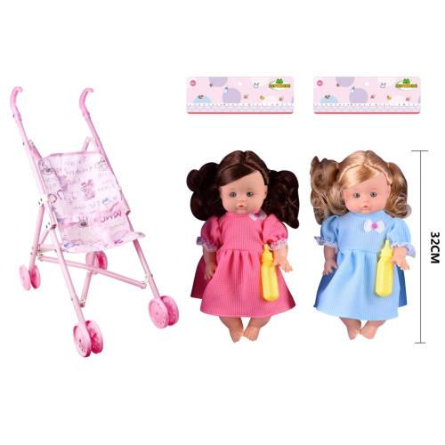 Лялька з коляскою, SY034-4