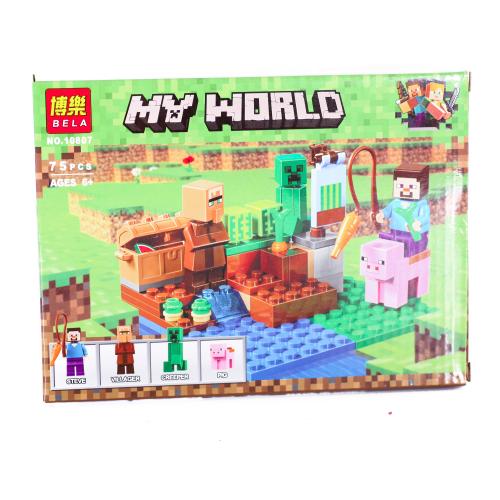 Конструктор Minecraft, 75 дет., в кор-ке (мал.), 10807