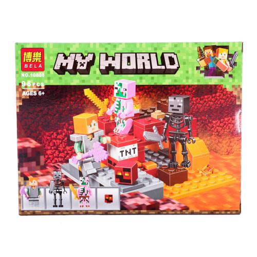 Конструктор Minecraft, 96 дет., в кор-ке (мал.), 10808