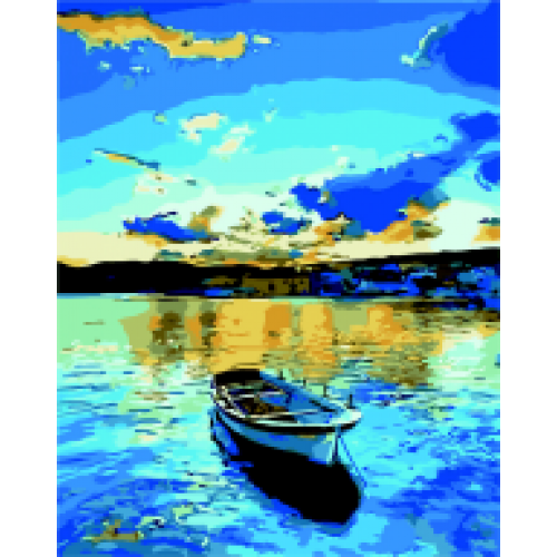 Набір для розпису за номерами "Тиха гавань", ZB 64173 Набір для розпису за номерами "Тиха гавань", ZB 64173
