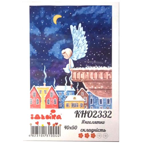 Набор для росписи по номерам "Ангелочек", 40х50 см, ID-KHO2332