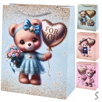 Пакет подарунковий паперовий M "For You" 26*32*12см