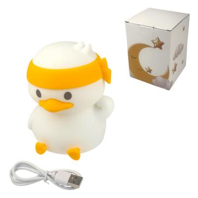 Дитячий силіконовий світильник "Каченя" 21*14*12 см Дитячий силіконовий світильник "Каченя" 21*14*12 см