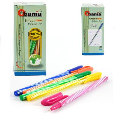 Ручка OBAMA, шариковая, синяя, 50 шт. (цена за упаковку), HMZ-8308