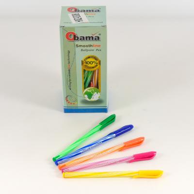 Ручка OBAMA, шариковая, синяя, 50 шт. (цена за упаковку), HMZ-8308