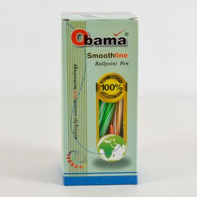 Ручка OBAMA, шариковая, синяя, 50 шт. (цена за упаковку), HMZ-8308