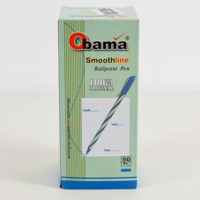 Ручка OBAMA, шариковая, синяя, 50 шт. (цена за упаковку), HMZ-8308