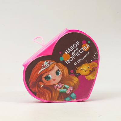 Набор для творчества, в пенале, 40 предметов (цена за упаковку), MK 3918-3