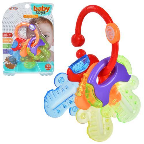 Брязкальце-прорізувач "Брелок з ключами", 8374-3 Брязкальце-прорізувач "Брелок з ключами", 8374-3