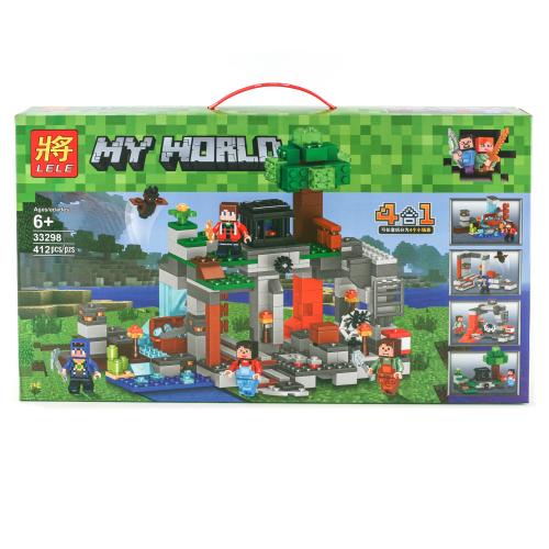 Конструктор MK, 4в1, строение (412 деталей), 33298 Конструктор MK, 4в1, строение (412 деталей), 33298