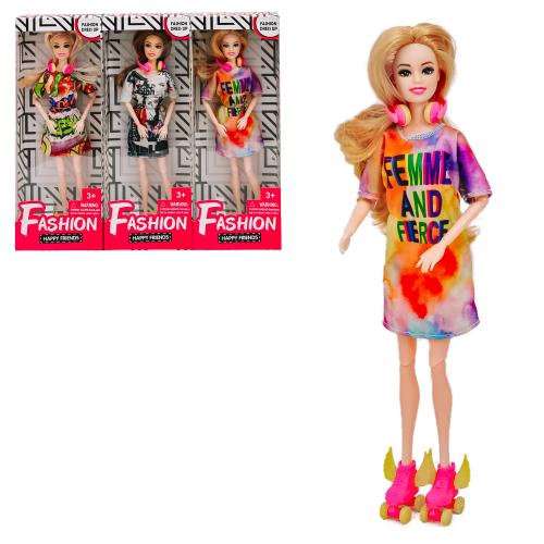 Лялька 29см, шарнірна, навушники, ролики, ST999-25 Лялька 29см, шарнірна, навушники, ролики, ST999-25