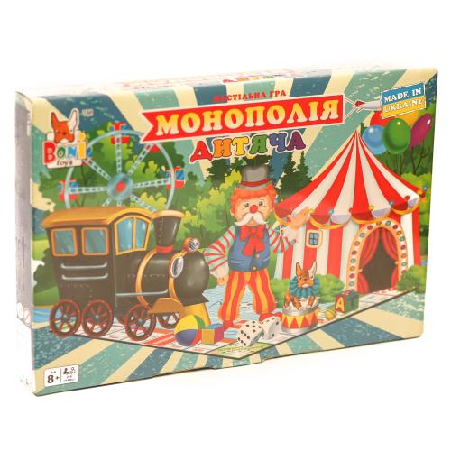 Игра "Детская Монополия", УКР, в кор-ке, ПЦ 0042 Игра "Детская Монополия", УКР, в кор-ке, ПЦ 0042