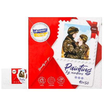 Набір для розпису по номерах. "Кохання переможе" 40х50см , ID-KHO2614 Набір для розпису по номерах. "Кохання переможе" 40х50см , ID-KHO2614