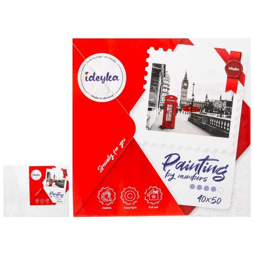 Набір для розпису по номерах. "Дзвінок із Лондона" , ID-KHO3619 Набір для розпису по номерах. "Дзвінок із Лондона" , ID-KHO3619