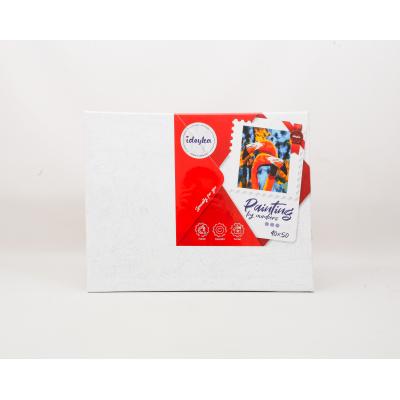 Набір для розпису по номерах. "Помаранчеві фламінго" , ID-KHO4261 Набір для розпису по номерах. "Помаранчеві фламінго" , ID-KHO4261