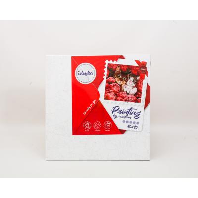 Набір для розпису по номерах. "Пухнасті друзі" 40х40см , ID-KHO4341 Набір для розпису по номерах. "Пухнасті друзі" 40х40см , ID-KHO4341