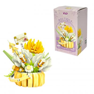 Конструктор Квітковий кошик ХРИЗАНТЕМА 517 дет.