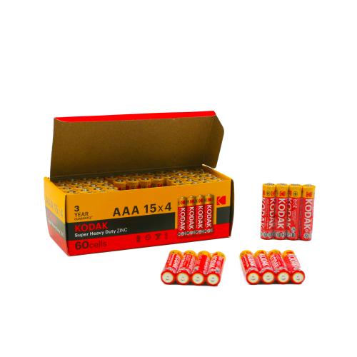 Батарейка мини пальчик, KODAK, 4 штуки в упаковке, 30411715