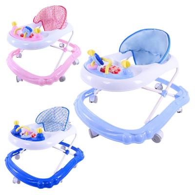 Ходунки арт. BW102 (6шт) музичні з брязкальцями, 3 кольори