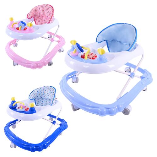 Ходунки арт. BW102 (6шт) музичні з брязкальцями, 3 кольори, BW102 Ходунки арт. BW102 (6шт) музичні з брязкальцями, 3 кольори, BW102