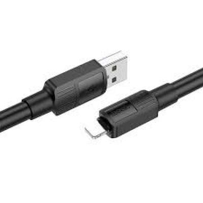 Кабель HOCO X84 iPhone Solid charging data cable, чорний