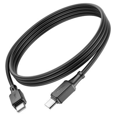 Кабель HOCO X101 Assistant 60W silicone charging data cable, чорний