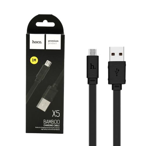 Зарядний дата-кабель Hoco X5 Bamboo, 18235-1