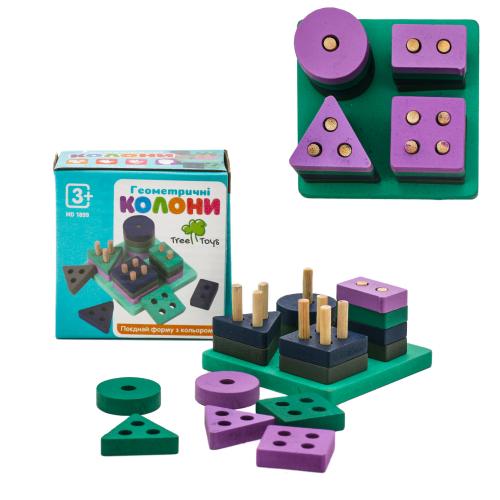 Дерев'яна іграшка Геометрика, MD 1899