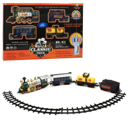 ЖД р/в локомотив-звук, світло, вагон 3шт, 45 ЖД р/в локомотив-звук, світло, вагон 3шт, 45