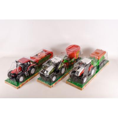 Трактор большой с прицепом (инерционный), A021107