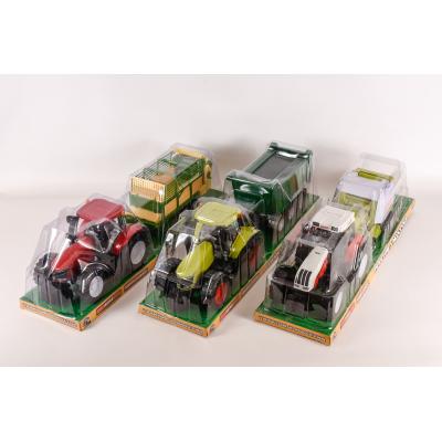 Трактор большой с прицепом (инерционный), A021107