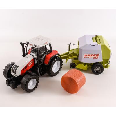 Трактор большой с прицепом (инерционный), A021107