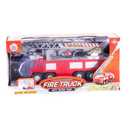 Пожарная машина, на бат., 2 вида, в кор-ке, SY755-756