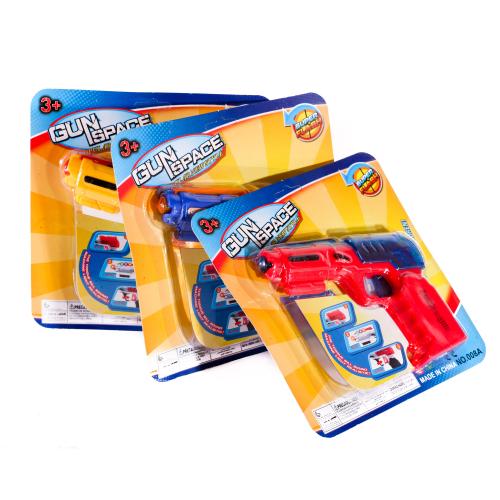 Пистолет, музыкальный, 2 цвета, на листе, 008A Пистолет, музыкальный, 2 цвета, на листе, 008A