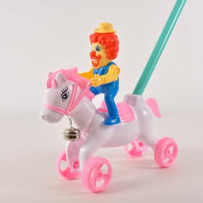 Каталка "Клоун на лошадке", 8515-6