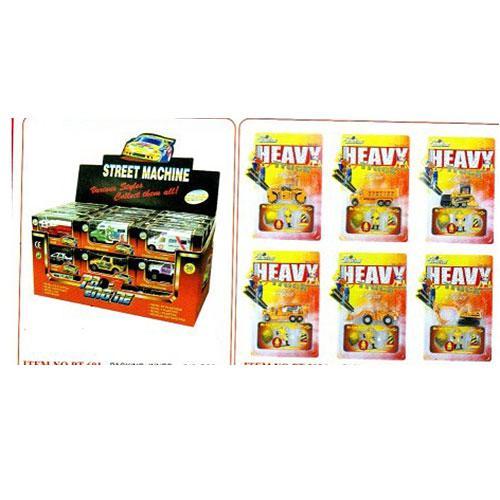 Набор транспорта, металл, микс видов, в дисплее, PT 601