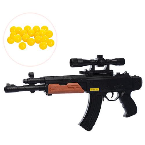 Автомат, пласт.пульки, в кульке, 989-19A