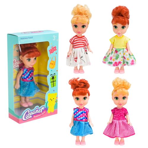 Лялька мал, у наборі, мікс 4 види, аксес короб, KQ118 Лялька мал, у наборі, мікс 4 види, аксес короб, KQ118