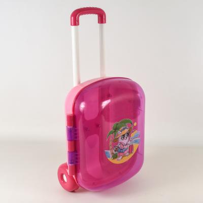 Дитяча рожева валізка
