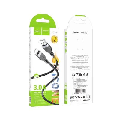 Кабель HOCO X109 Micro Energy silicone charging data cable 1м 2.4A