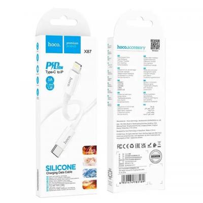 Кабель HOCO X87 Type-C to Lightning Magic silicone PD20W data cable 3.0A /1м