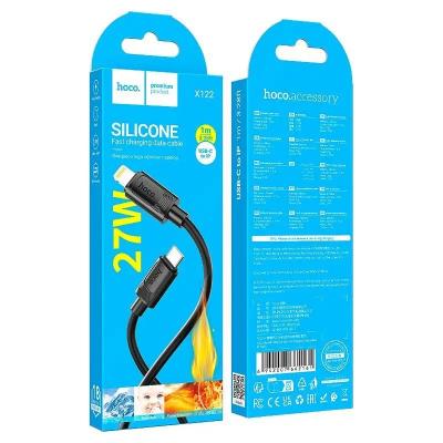 Кабель HOCO X122 Type-C to Lightning Benefit PD27W silicone data cable 1м	