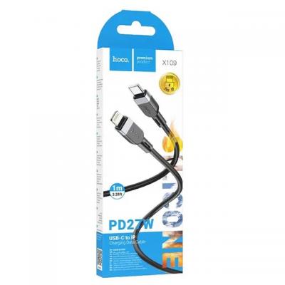 Кабель HOCO X109 Type-C to Lightning Energy PD27W silicone data cable 1м	