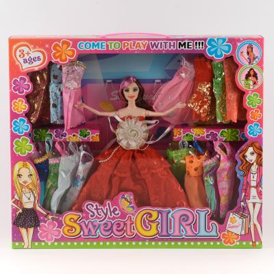 Лялька 28 см, з нарядами, мікс видів, в кор-ці, 0263 Лялька 28 см, з нарядами, мікс видів, в кор-ці, 0263