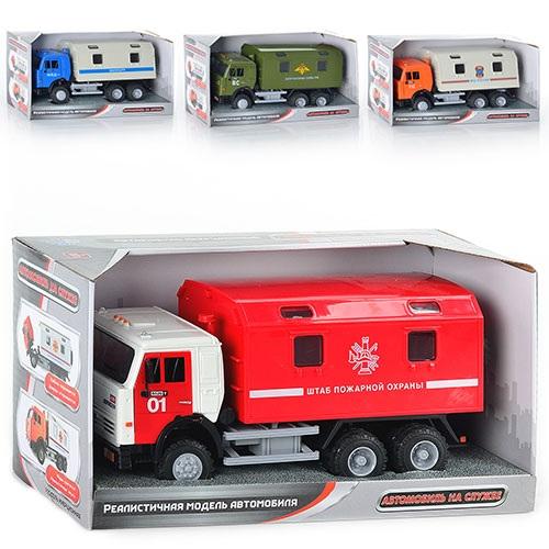 Камаз, на бат., микс видов, в кор-ке, 9119ABCD