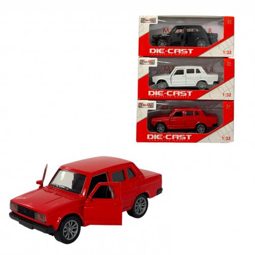 Машина "DIE*CAST" Жигулі ,3 Кольори,у коробці, 0714