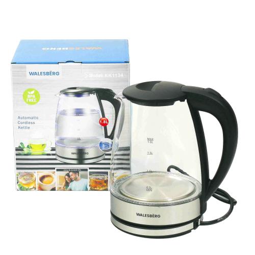 Чайник стеклянный электрический Walesberg, KK1134