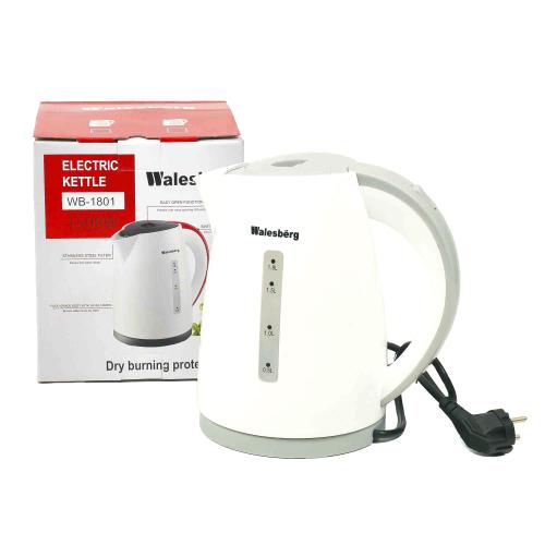 Чайник стеклянный электрический Walesberg, WB-1801 Чайник стеклянный электрический Walesberg, WB-1801